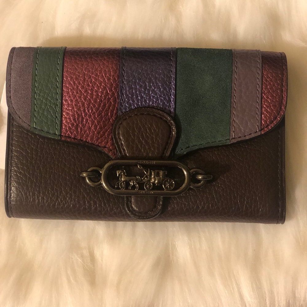 COACH Jade Shoulder Bag with Matching Wallet-Set - Picture 6 of 8